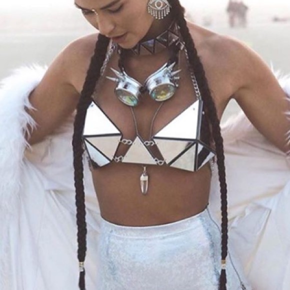 Dolls Kill Other - ❤️Disco Ball Mirror Bra Top ⚡️